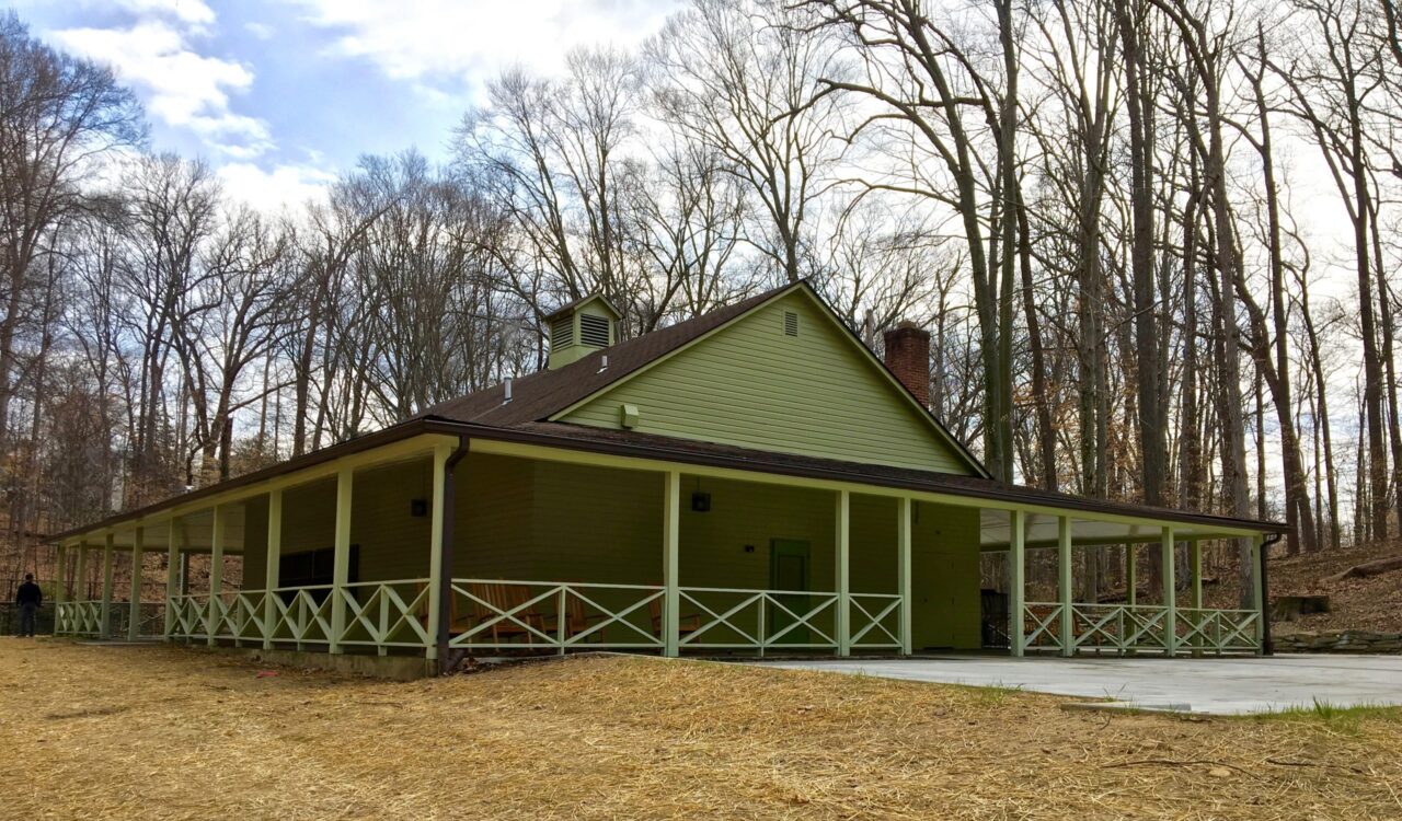 Activity building at Wheaton-Claridge Local Park