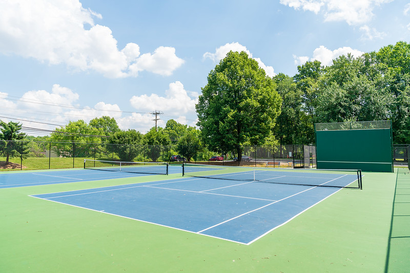 Tennis court at Stewartown Local Park