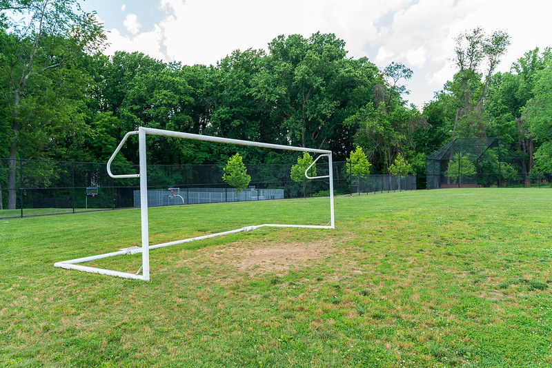 Soccer field at Stewartown Local Park