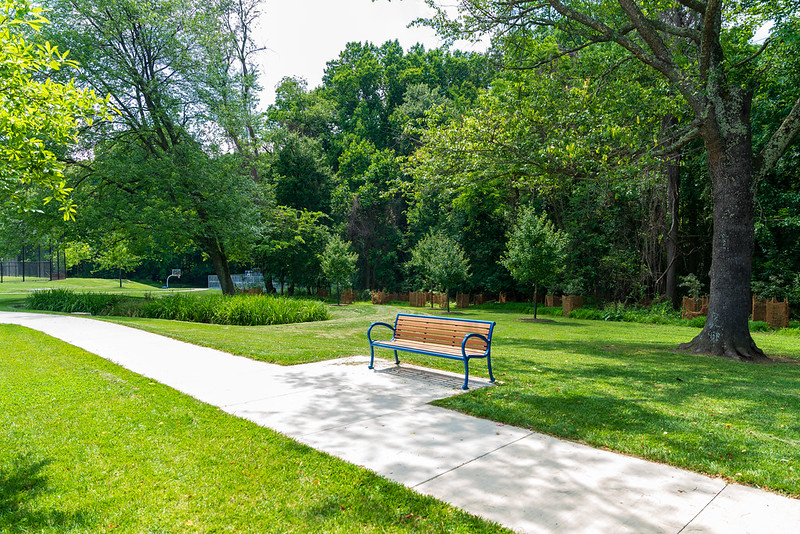 Bench at Stewartown Local Park