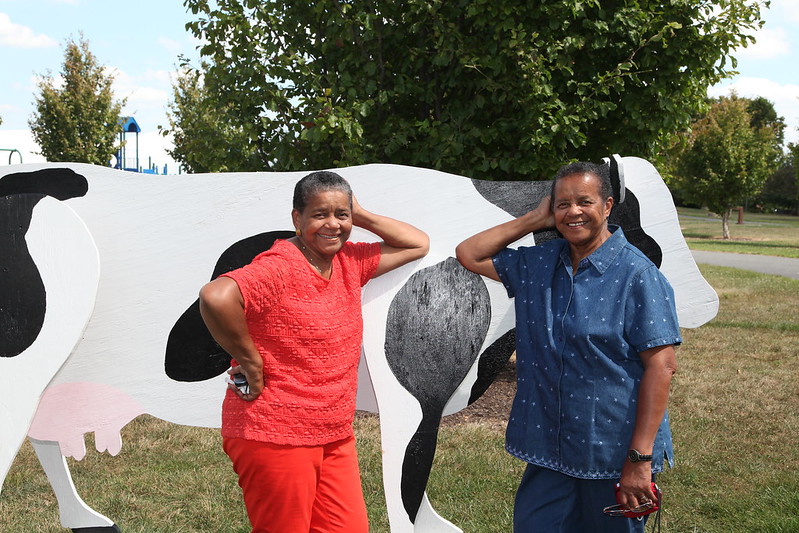 Visitors at King Barn Dairy Mooseum