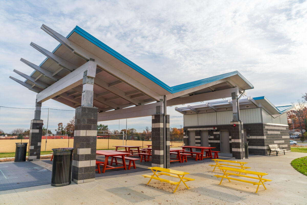 Hillandale Local Park picnic shelter