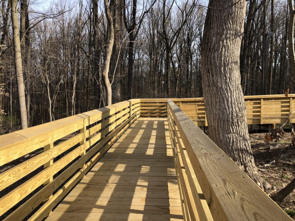 walkway at Edith Throckmorton Neighborhood Park