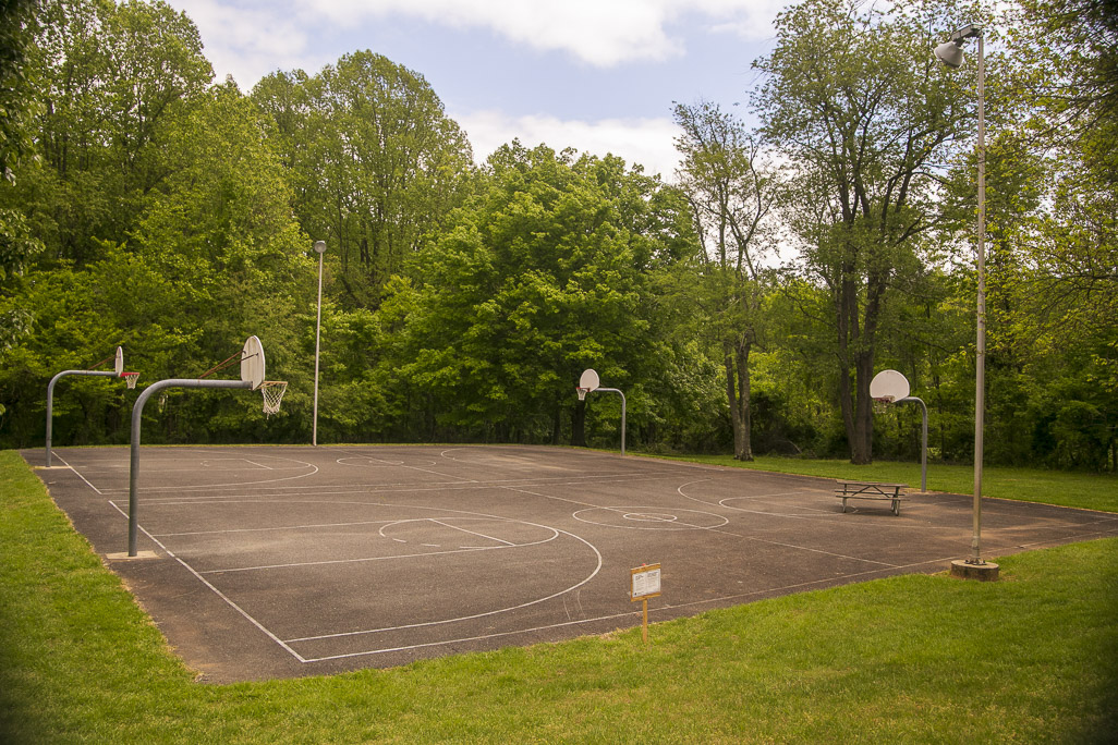 Basketball Court at Ednor Local Park