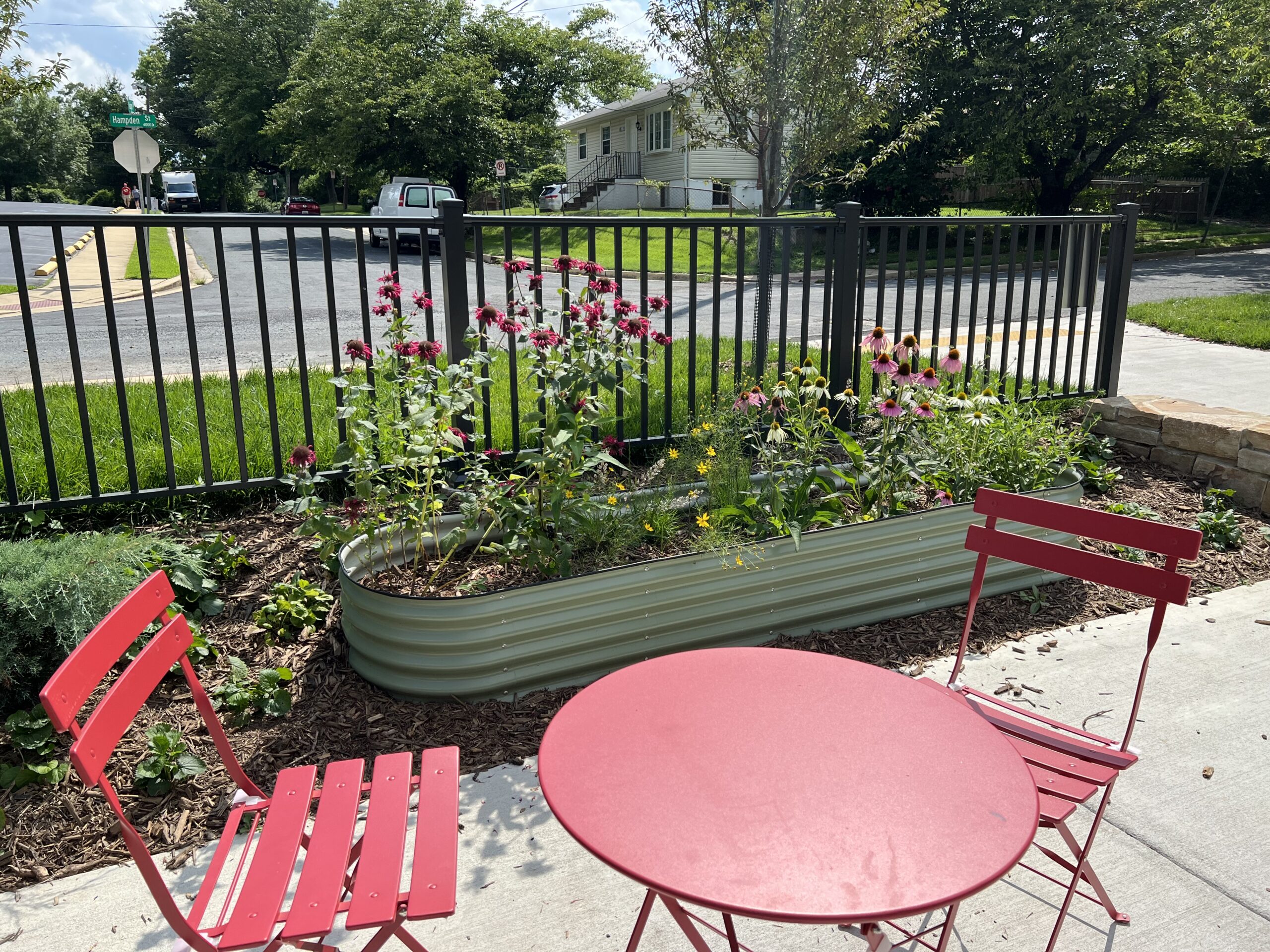 pollinator garden planter