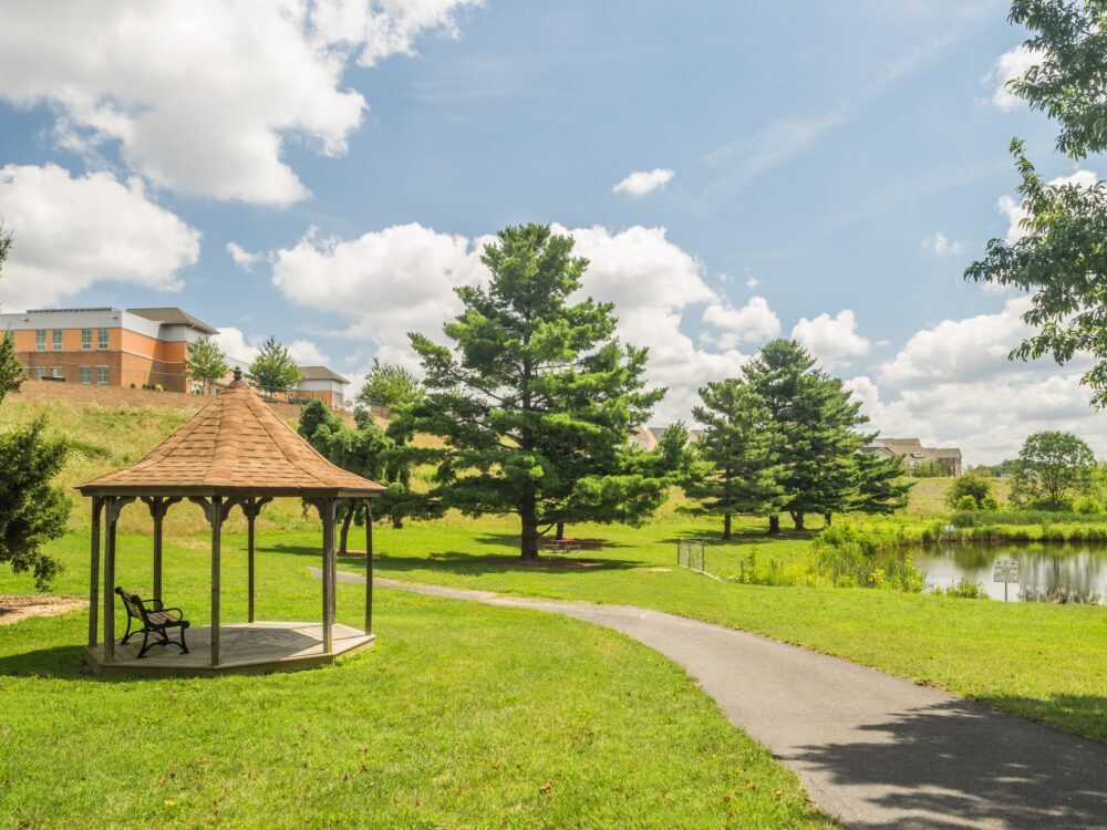 pathway and gazebo at Kings Local Park