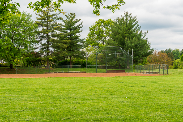 softball field at Quince Orchard Knolls Local Park