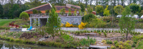 Landscape view of Brookside Gardens