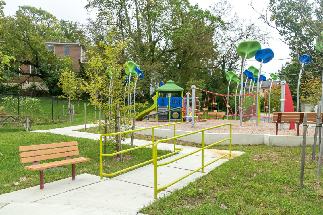 Playground at Sligo Mill Overlook Neighborhood Park