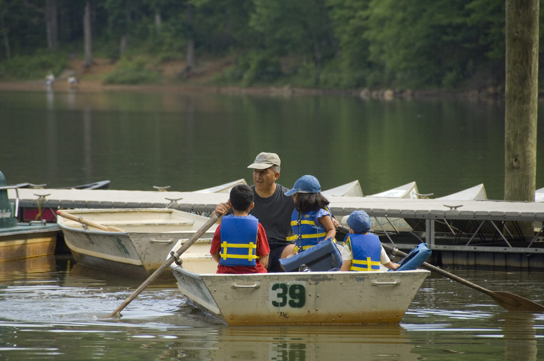 Row Boat in Lake Needwood