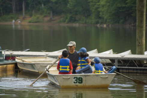 Row Boat in Lake Needwood