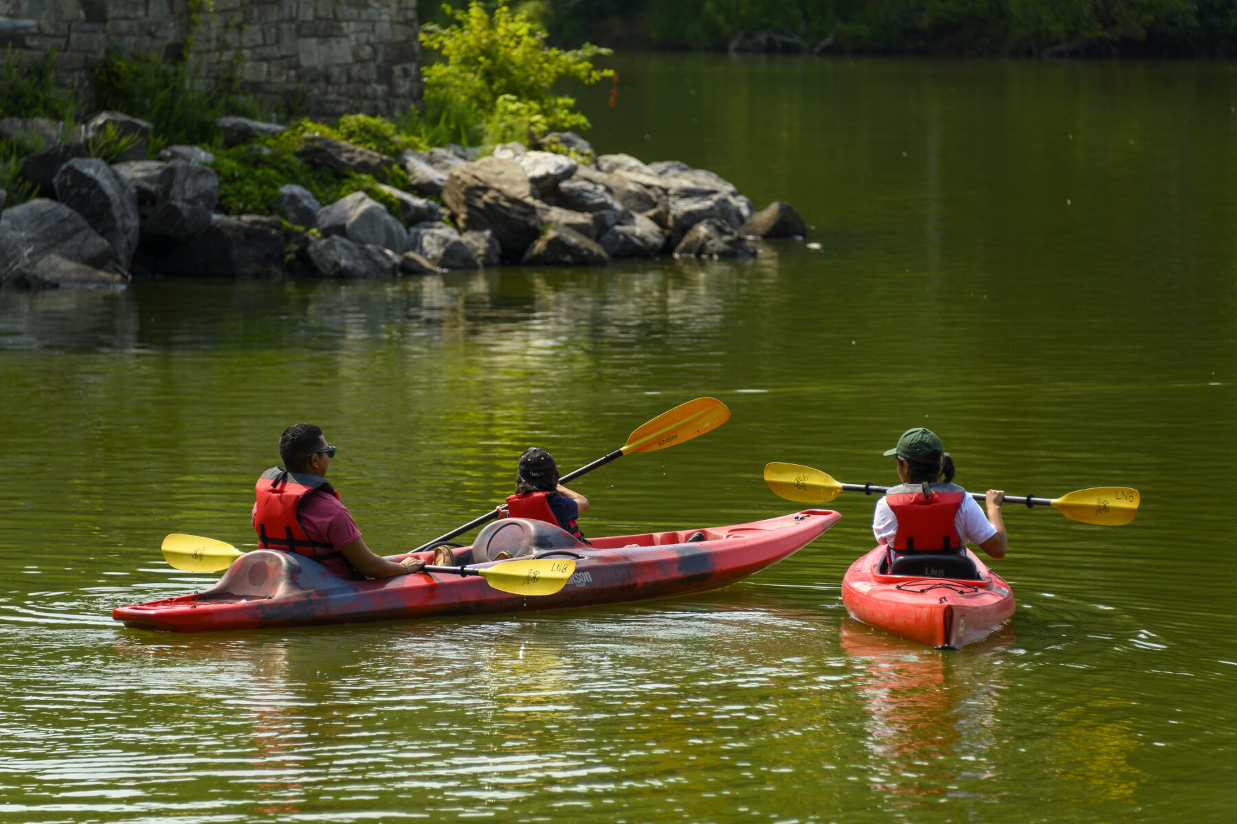 Kayaking in Lake Needwood