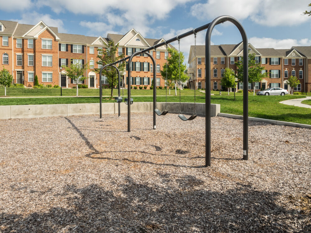 swings at Amity Drive Neighborhood Park