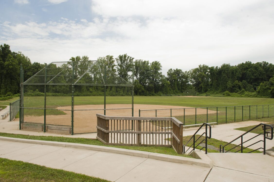 Burning Tree Local Park accessible softball field