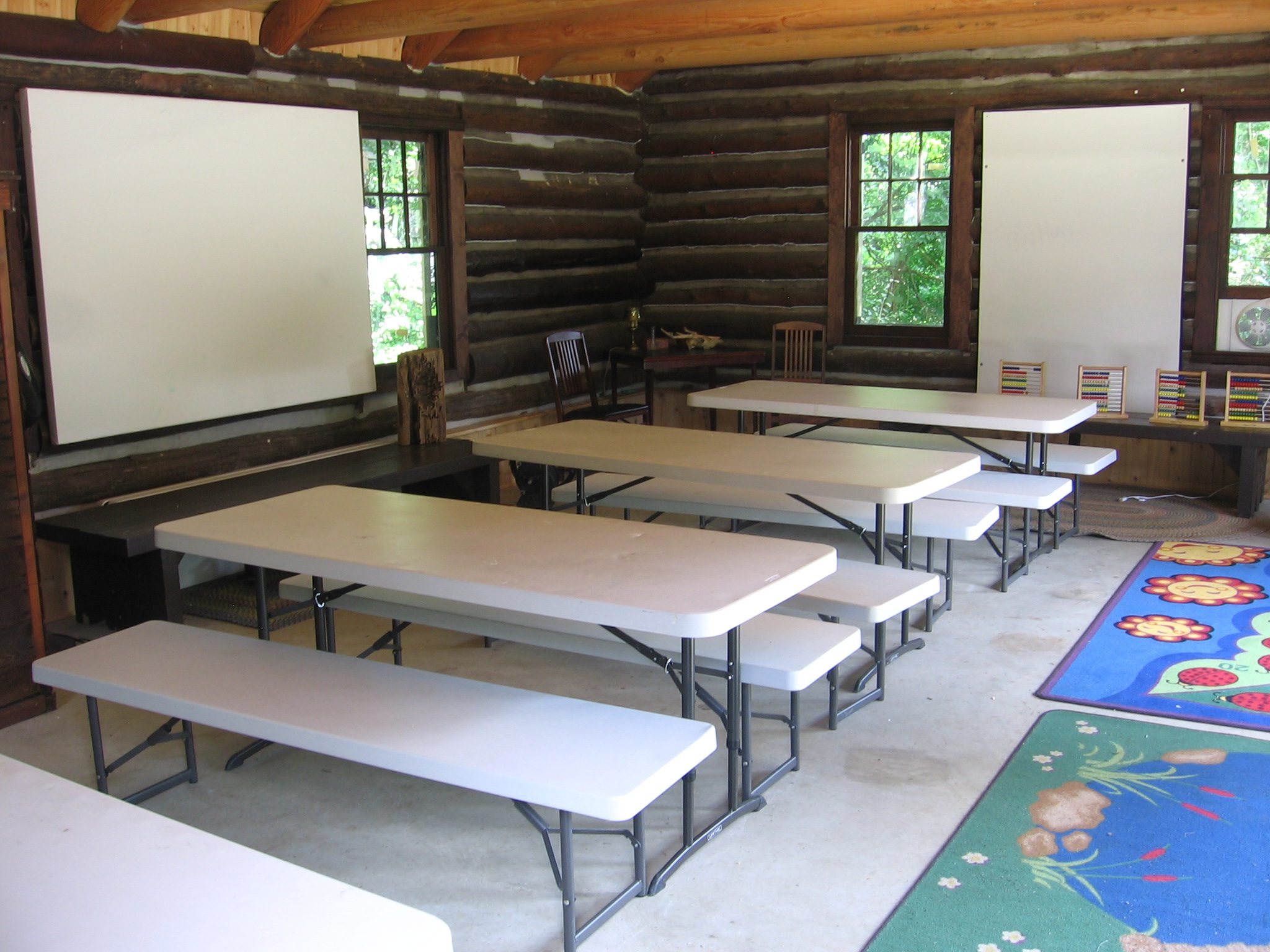 Inside Cabin Facility at Locust Grove Nature Center