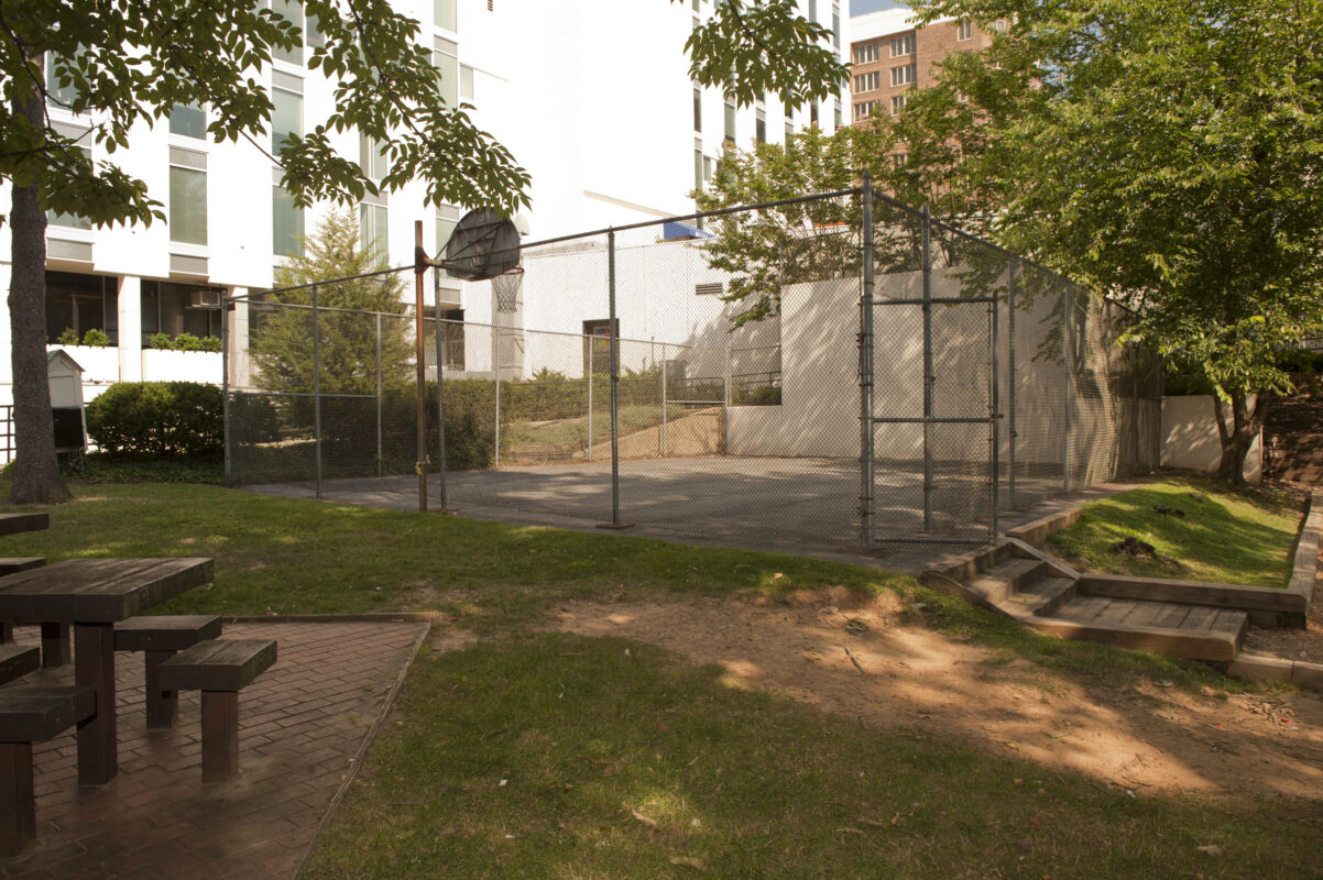 Basketball Court at Elm Street Urban Park