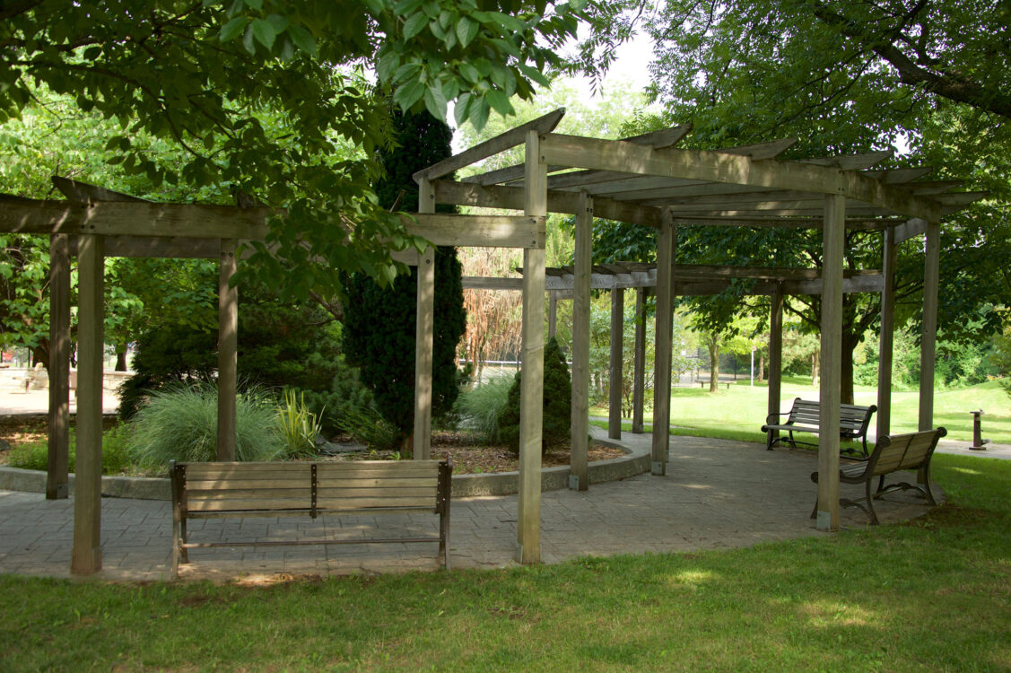 Benches at General Getty Neighborhood Park