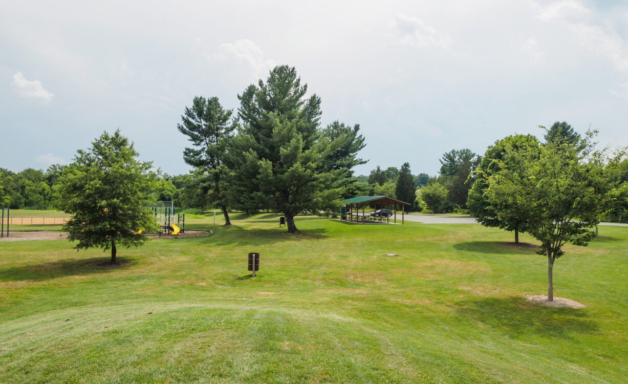 picnic shelter and playground at Layhill Local Park