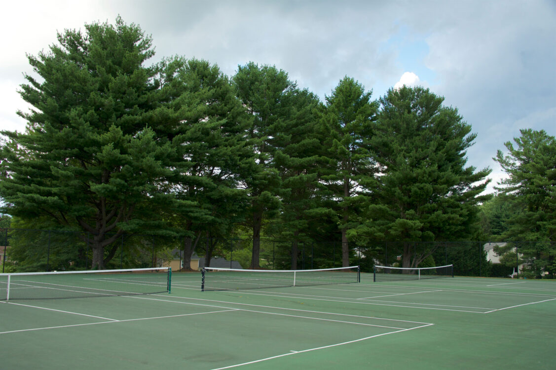 Tennis Court at Layhill Village Local Park