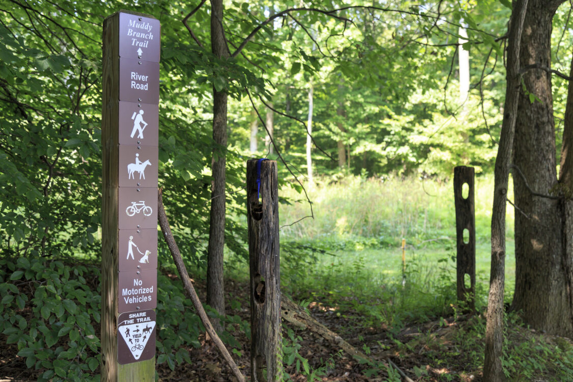 Trail Head Muddy Branch Greenway Trail