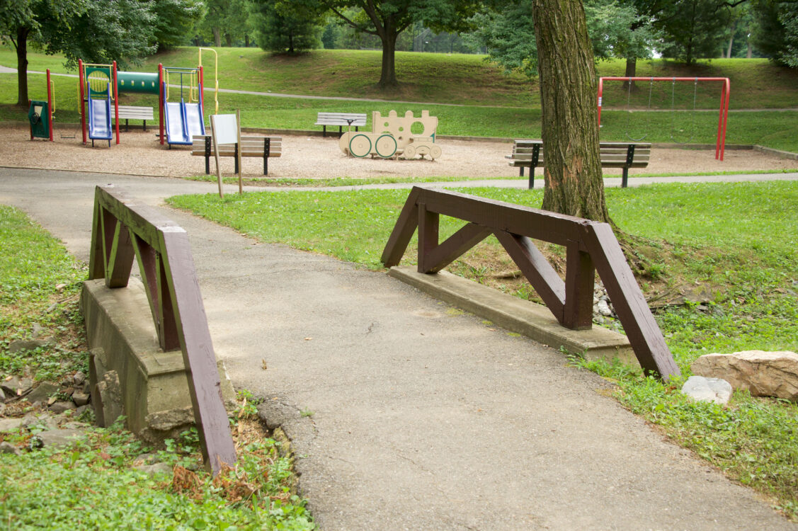 Bridge at Rosemary Hills-Lyttonsville Local Park