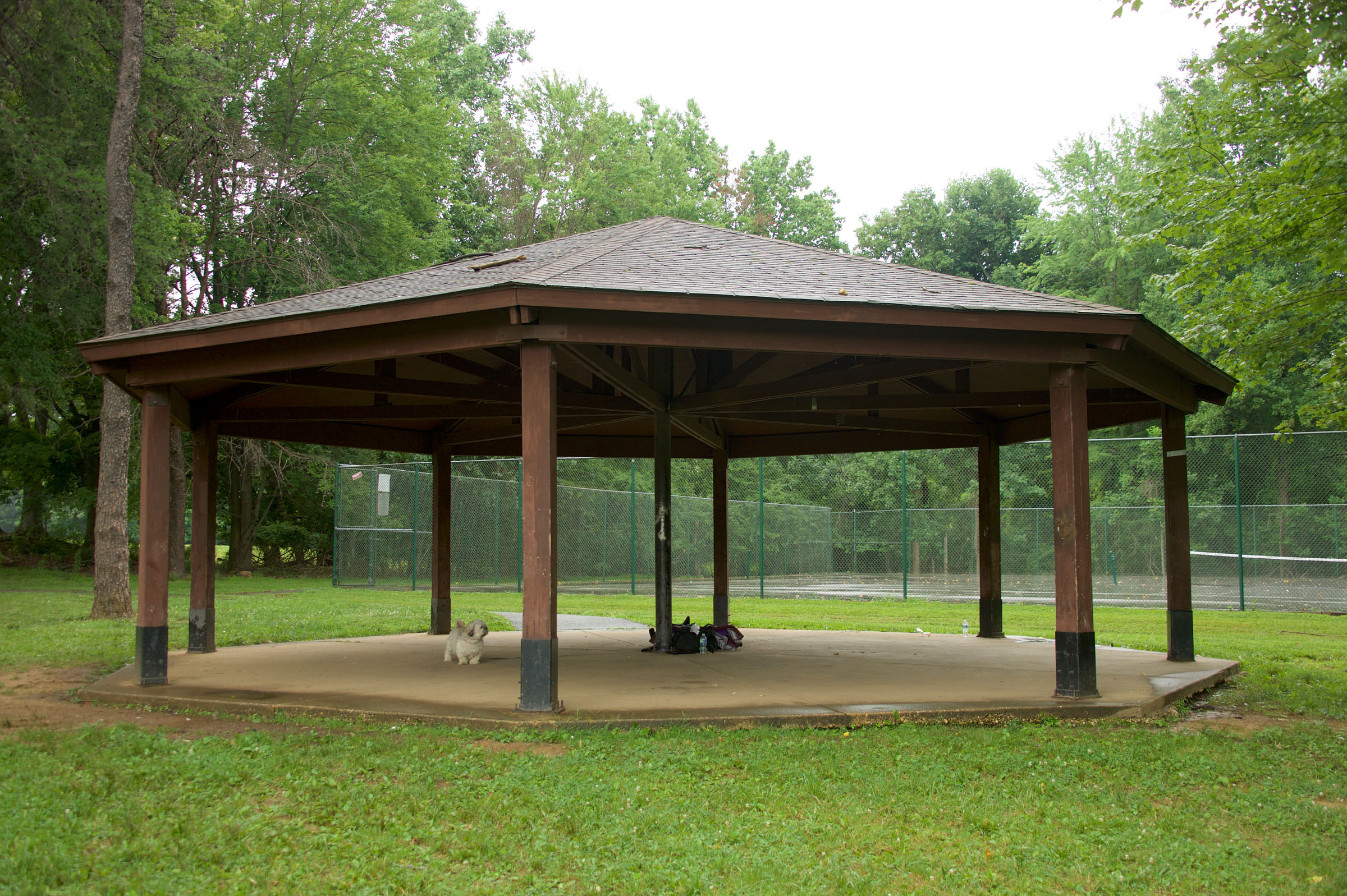 picnic pavilion at Strathmore local park