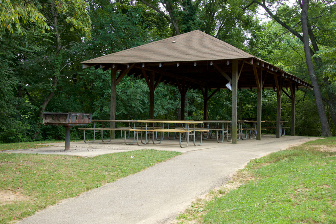 Picnic Shelter at Valley Mill Special Park