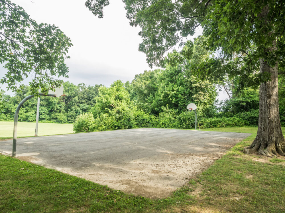 Basketball Court at Johnson's Local Park