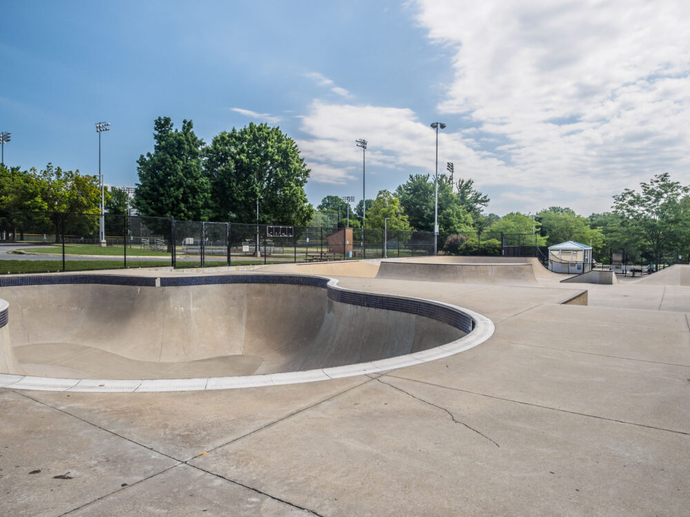 Skate park at Olney Manor Recreational Park