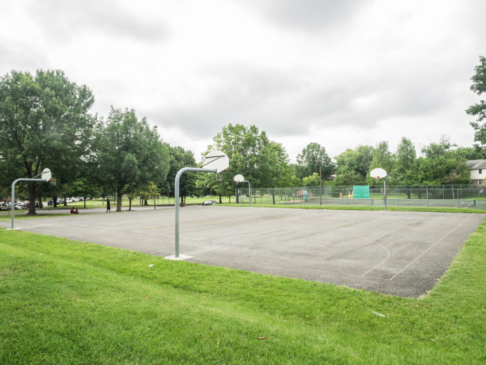 basketball court at Washington Square Neighborhood Park