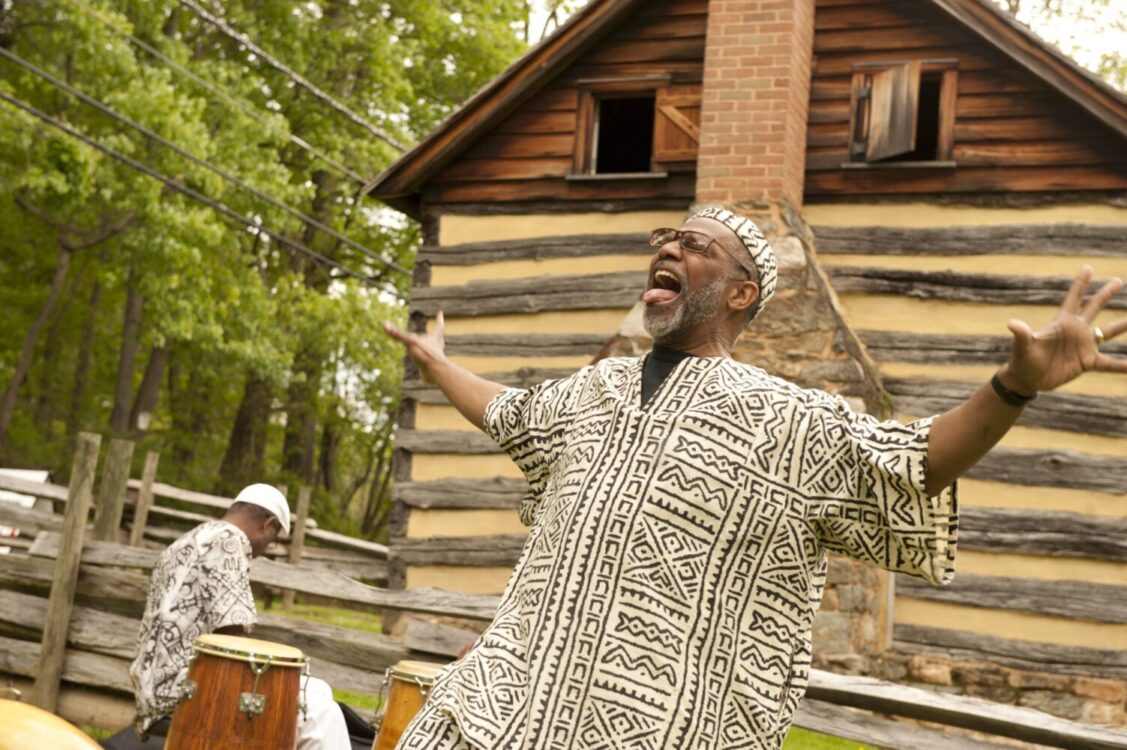 Interpretive dance performance. at Oakley Cabin