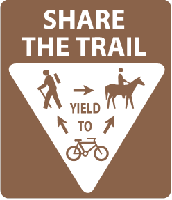 share the trail logo 