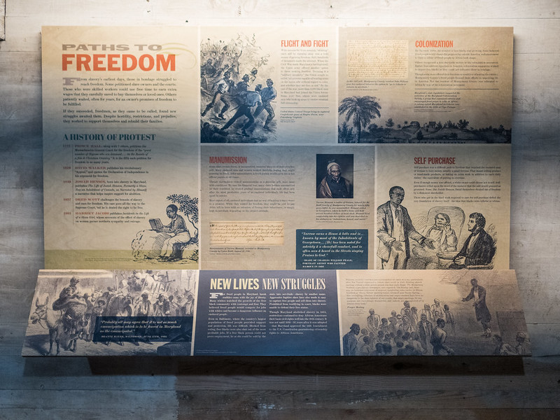 paths to freedom exhibit Woodlawn Museum