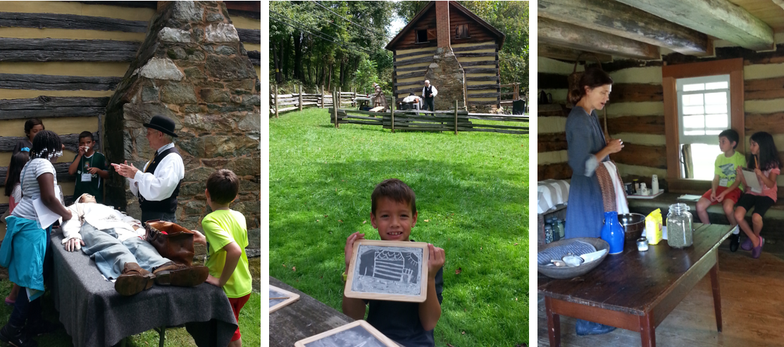 Children at Oakley Cabin