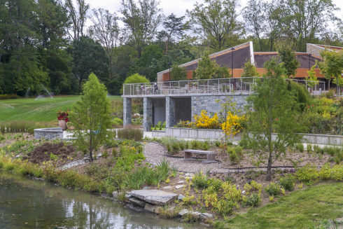 Dewey memorial garden