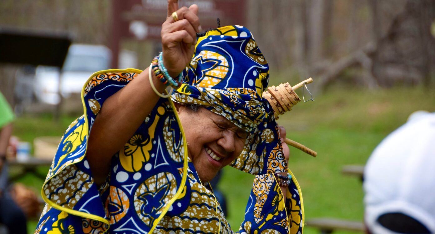 African Dancing at Oakley Cabin