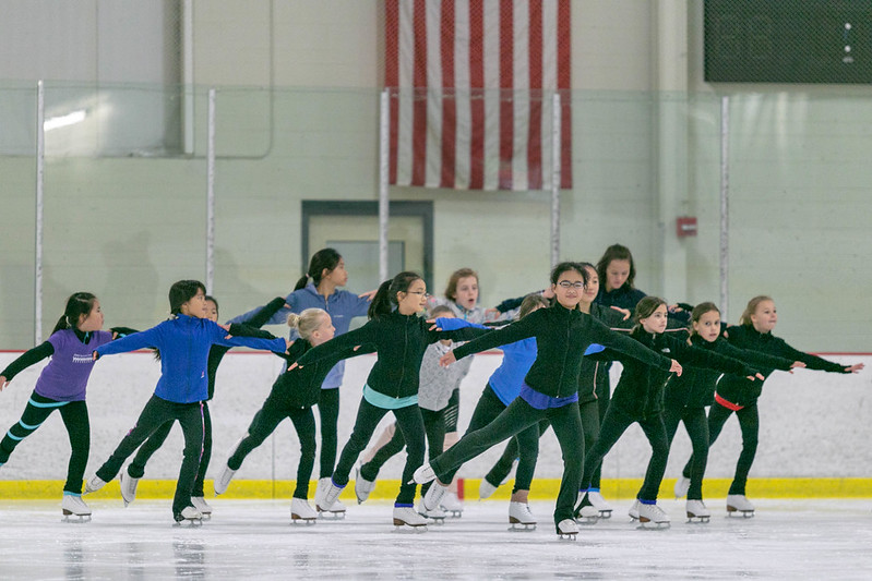 Synchronized skaters