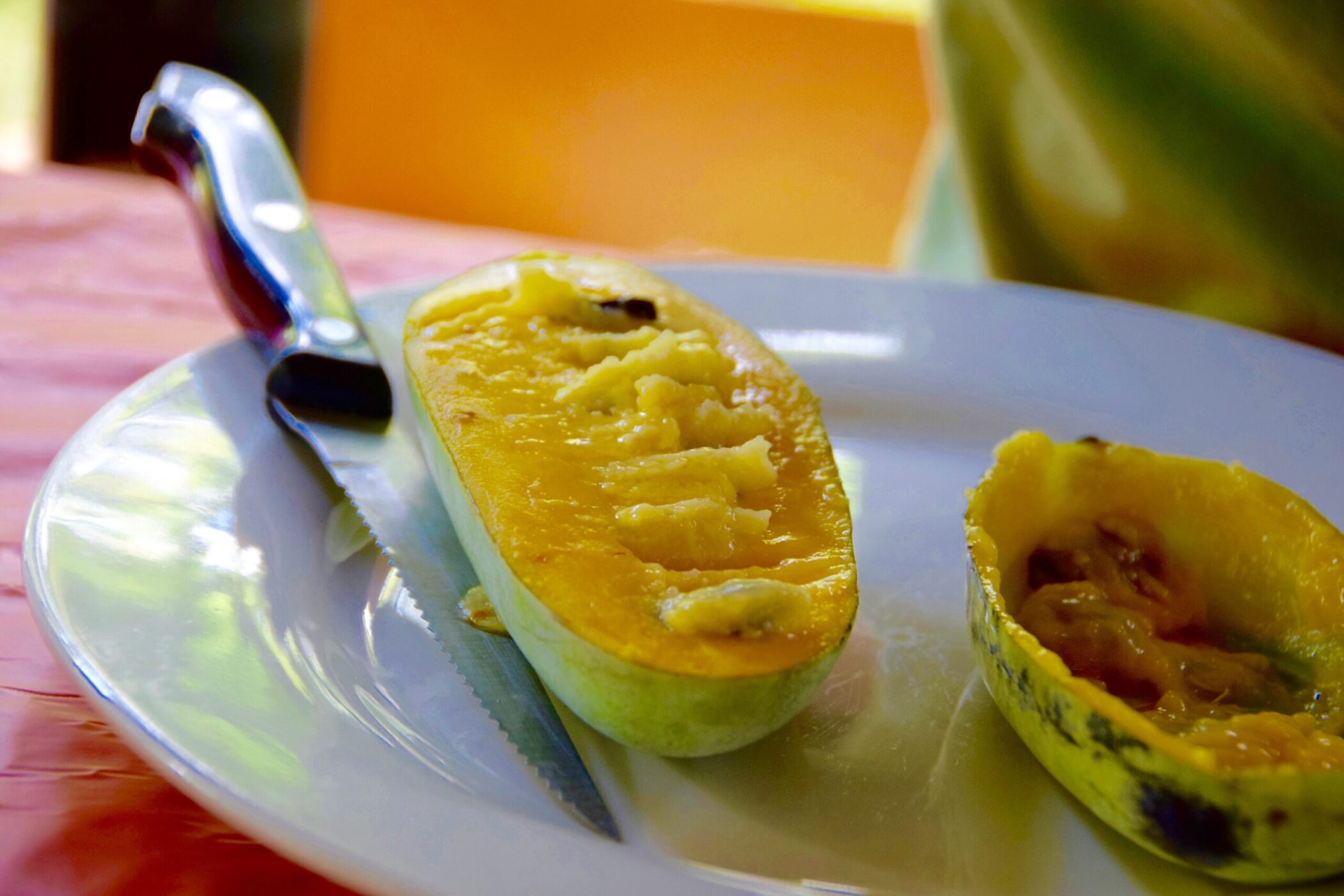 The fruit has a unique, tropical taste. Photo by Marilyn Sklar, Montgomery Parks.