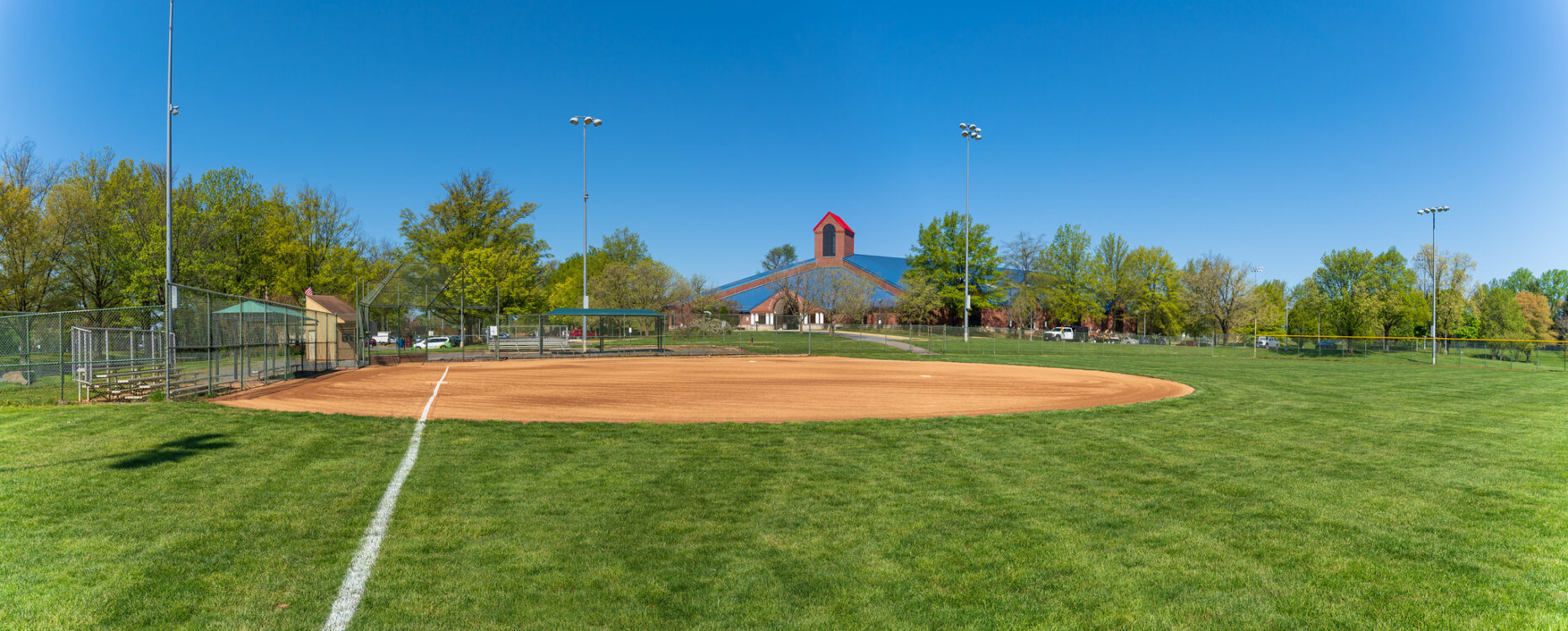 Diamond field at Olney Manor Recreational Park