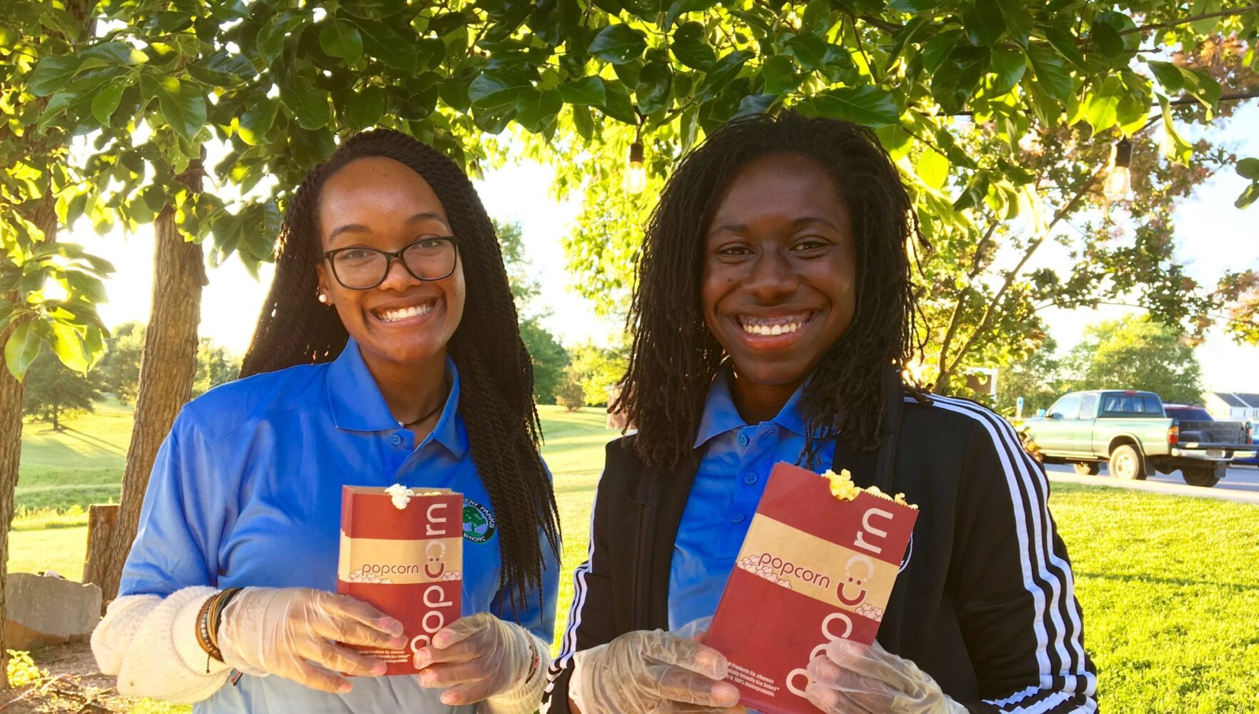 ACT Volunteers with popcorn