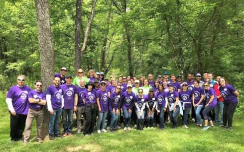 Marriott volunteers at group cleanup