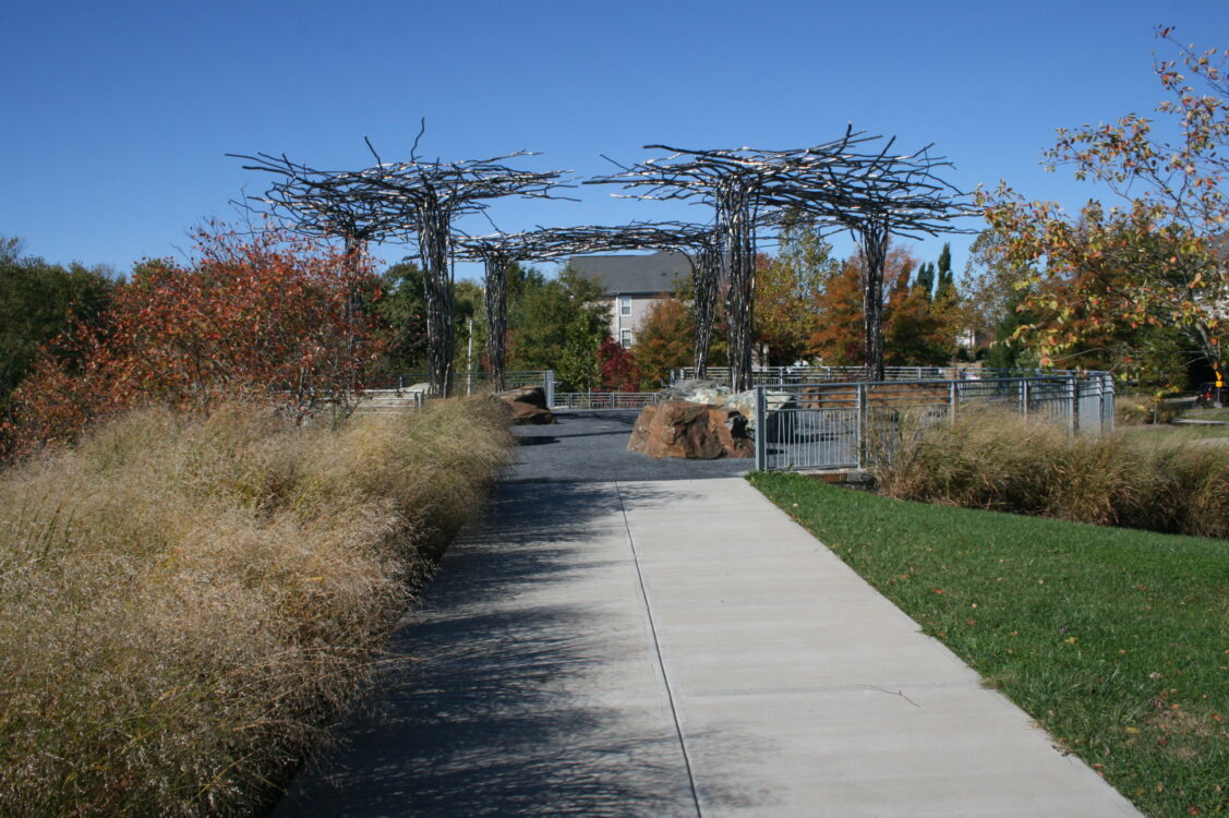 pergola at germantown town center urban park