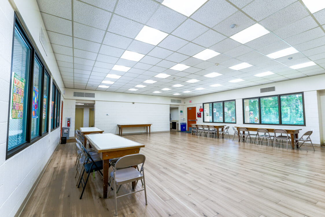 Indian Springs Terrace Park Activity Building interior