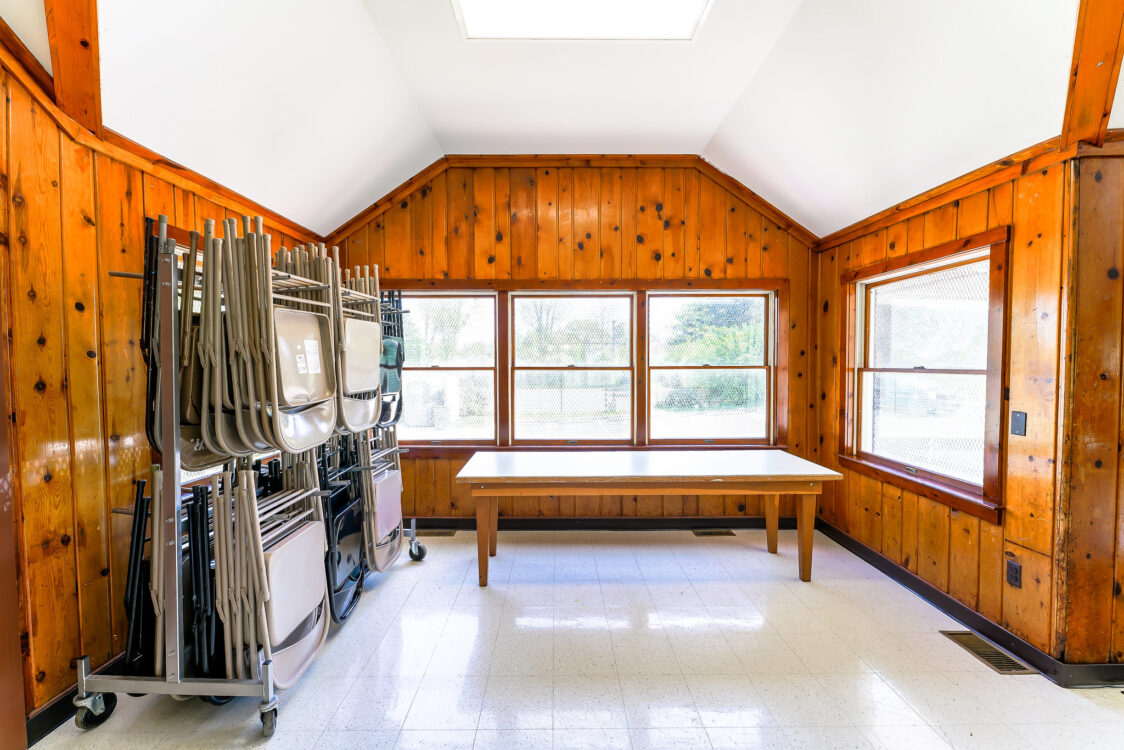 Pinecrest Local Park activity building interior