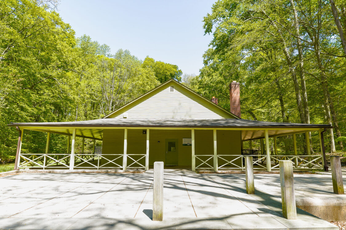 Activity building at Wheaton-Claridge Local Park