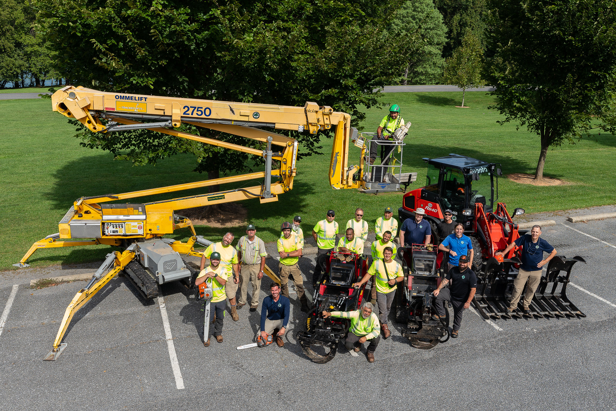 a photo of a group of employees