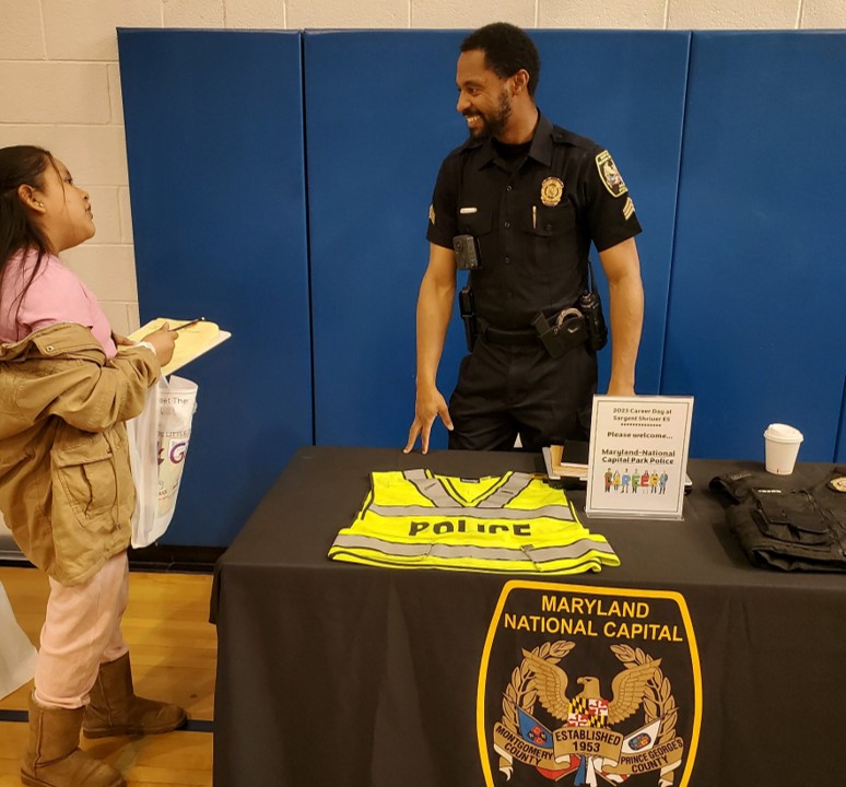 park police sherard and young person