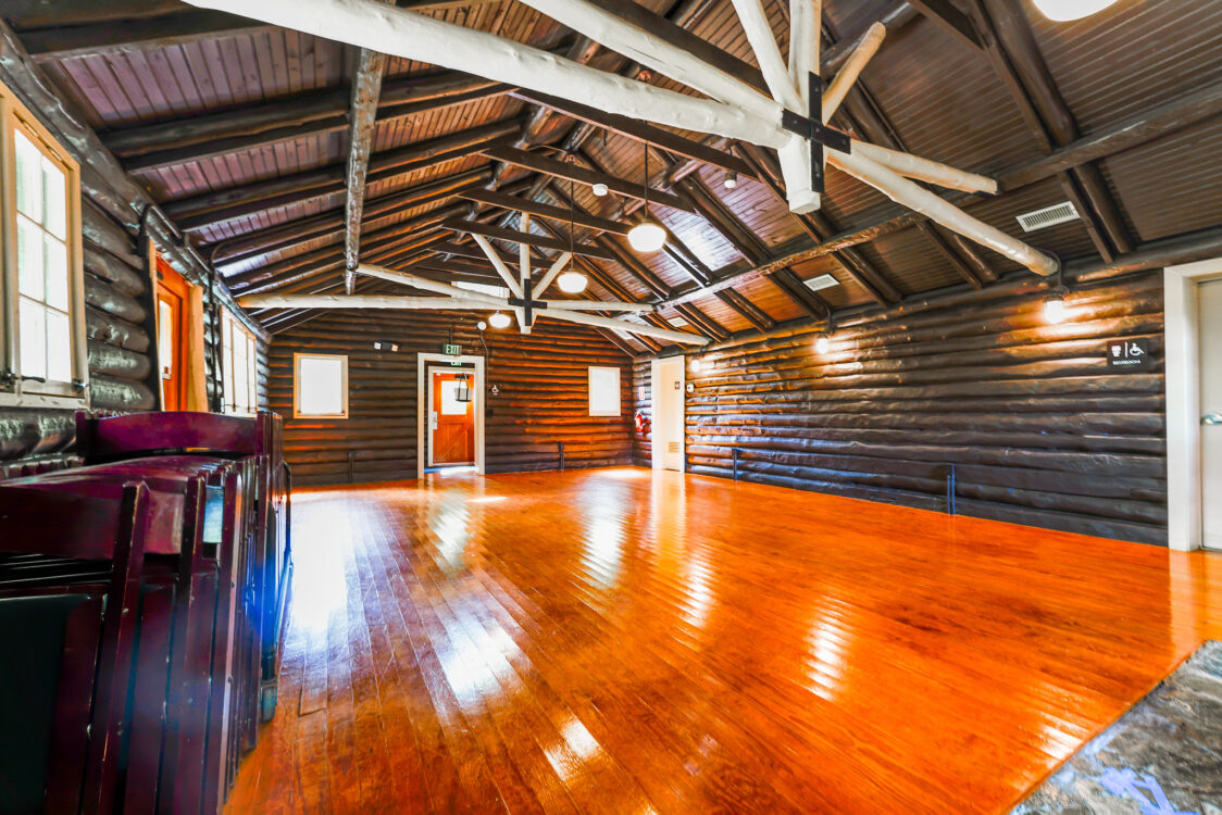 Kensington Cabin Local Park activity building interior