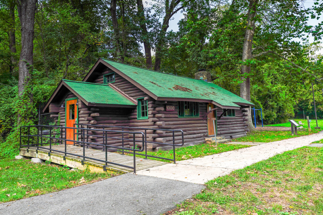 Kensington Cabin Local Park activity building exterior