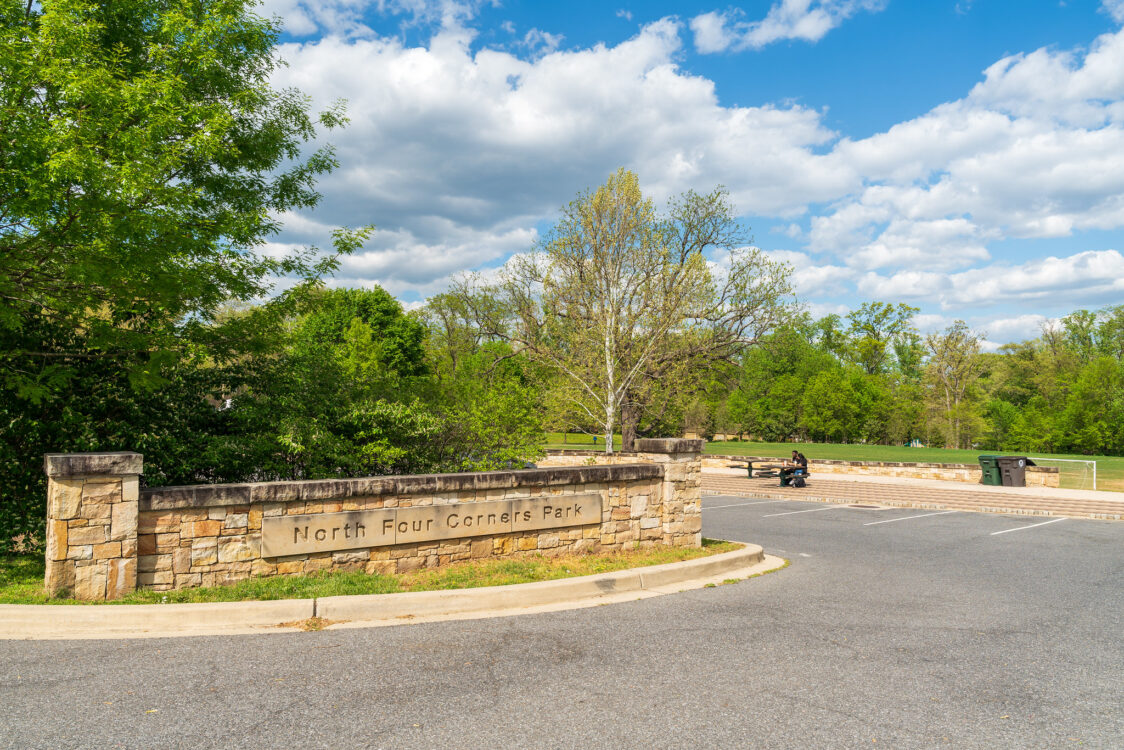 Entrance to North Four Corners Local Park